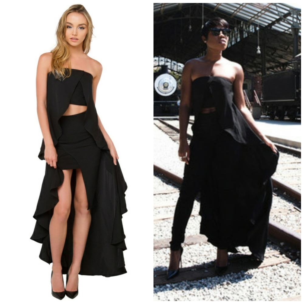 AKIRA AMMO Solange Me Top - Black